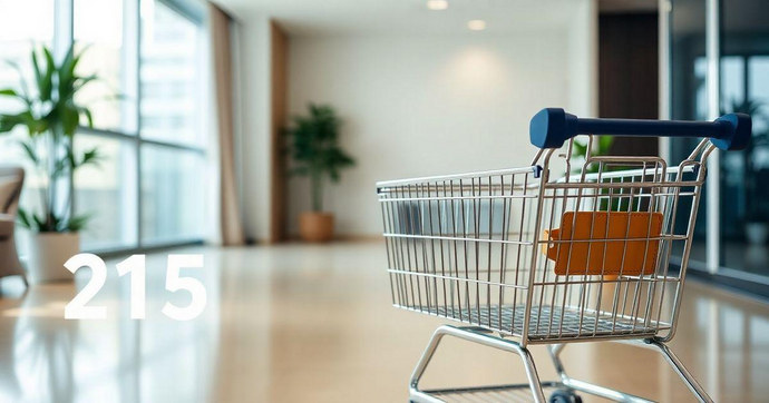 Carrinho de Compras para Condomínio 215 L