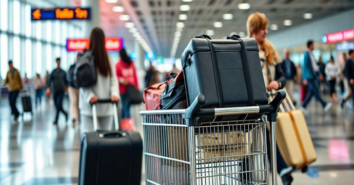 Carrinho de bagagem aeroporto: como escolher o ideal para suas viagens