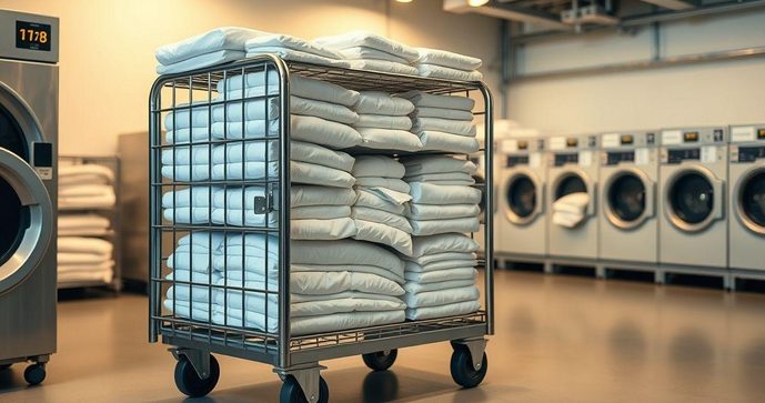 Carrinho para Lavanderia Industrial: Praticidade e Eficiência