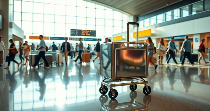 Carrinho de mala aeroporto: praticidade e conforto