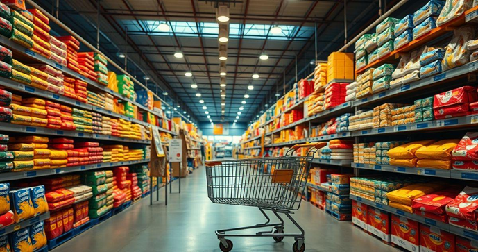 Carrinho de supermercado atacadista: como escolher o ideal para o seu negócio