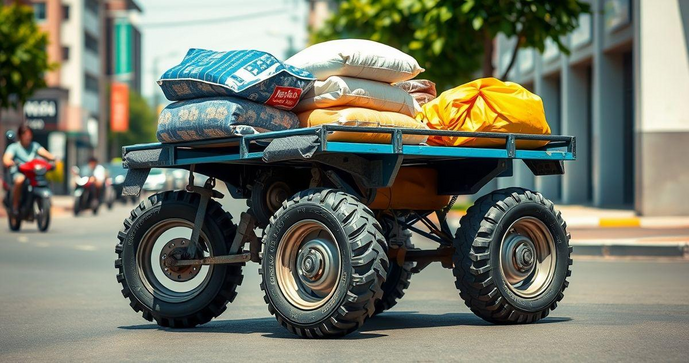 Carrinho de 4 Rodas é a Solução Ideal para Transporte Prático e Eficiente