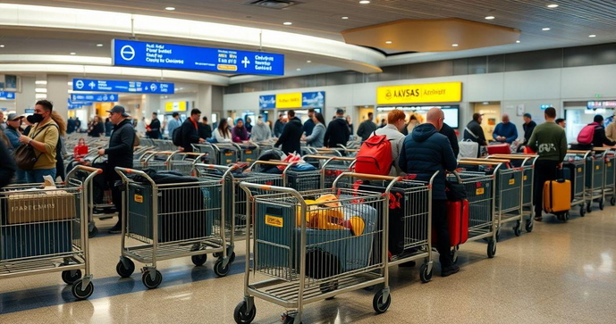Carrinho de Bagagem Aeroporto: Praticidade na Viagem
