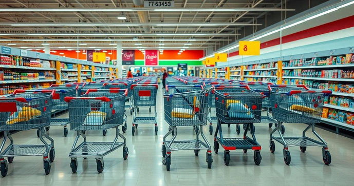 Carrinho de supermercado plataforma: como escolher o ideal para seu comércio