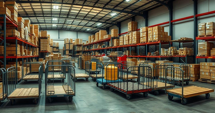 Carrinhos para movimentação de estoque: escolha o ideal para sua empresa