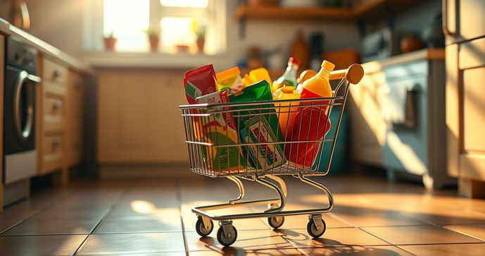 Mini carrinho de supermercado é a solução ideal para facilitar suas compras do dia a dia