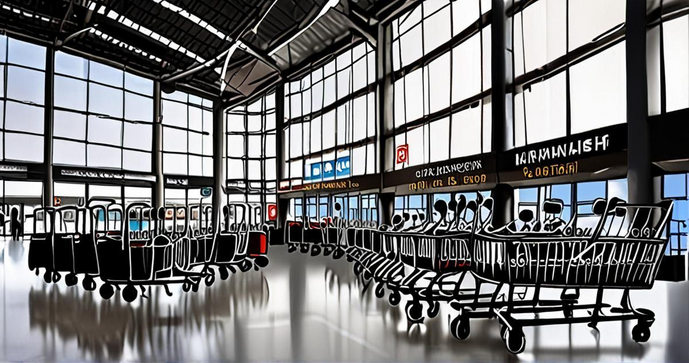 Carrinho de mala aeroporto como escolher o melhor para suas viagens