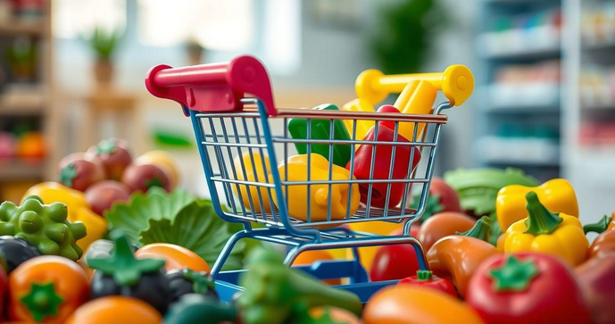 Carrinho de mercado infantil é a escolha perfeita para diversão e aprendizado das crianças