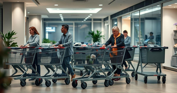 Otimize a Experiência de Compra em Seu Condomínio com Carrinhos de Compras Eficientes
