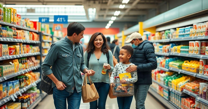 Valor de carrinho de supermercado impacta no orçamento familiar