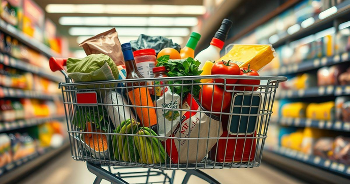 Carrinho de supermercado plataforma essencial para otimizar suas compras