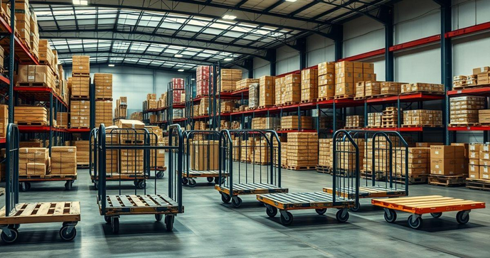 Como escolher os melhores carrinhos para movimentação de estoque eficientemente