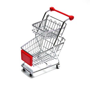Valor carrinho de supermercado duas cestas